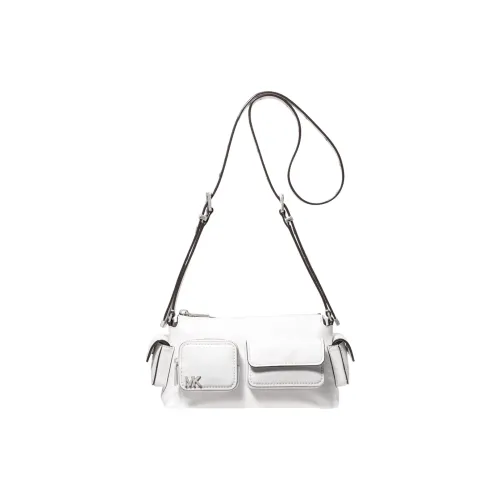 MICHAEL KORS Cow Leather Shoulder Bag, Crossbody Bag Small Size Women's White