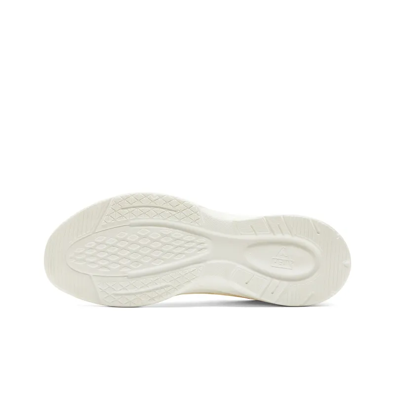 PEAK Running Shoes Men Low Top Milk White Blue-5