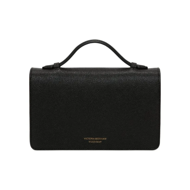 Victoria Beckham Calfskin Shoulder Bag Women's Black-5