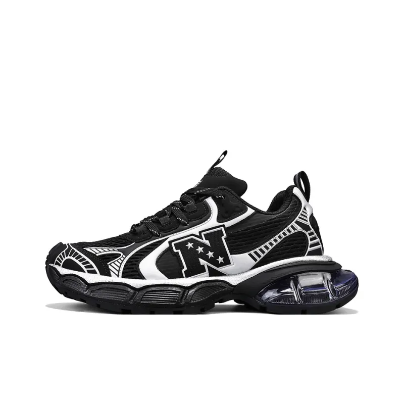 NFL Ultra S Chunky Sneakers Unisex Low Top Black-0