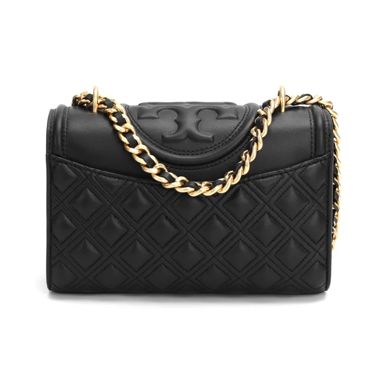 TORY BURCH Fleming Small Convertible Shoulder Bag Black-2