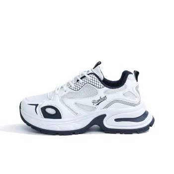 RENBEN Cushioned Slip Resistant Abrasion Resistant Low Top Chunky Sneakers Women's 2025 Spring And Summer