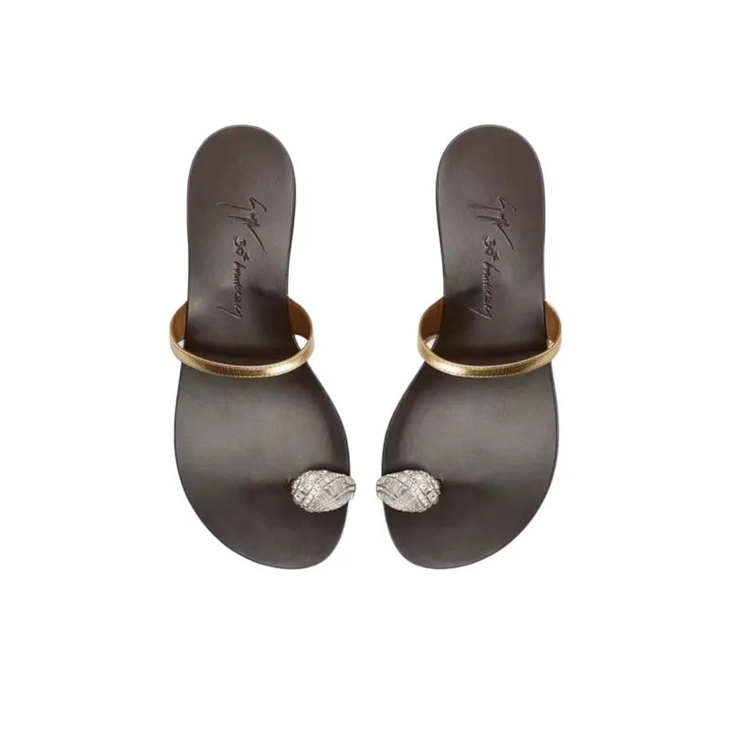 Giuseppe Zanotti Icon Ring Slides Women's-3
