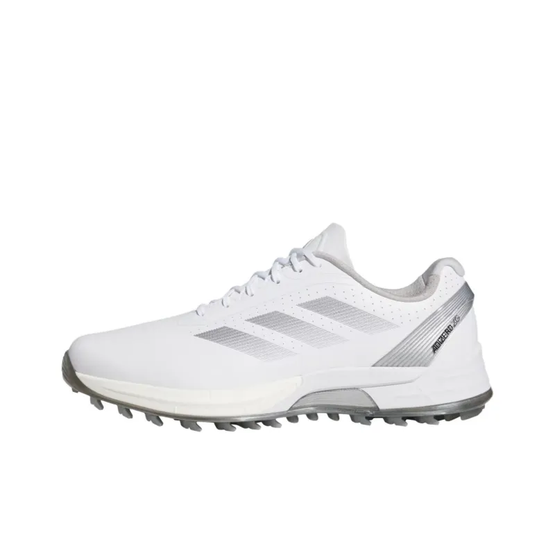 Adidas Adizero Zg Spikeless Golf Cloud White Silver Metallic-0