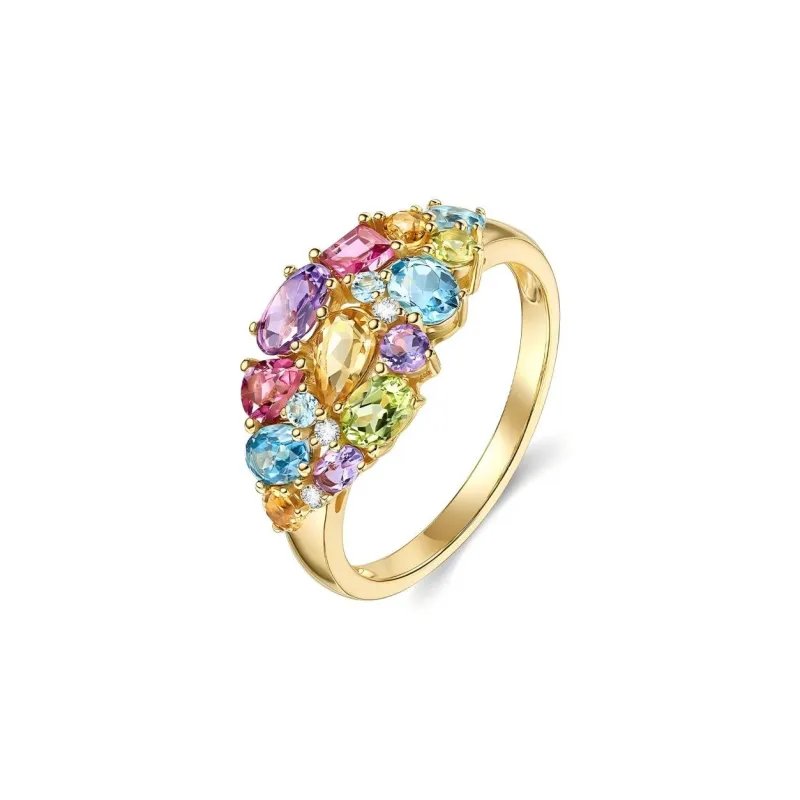 IL&CO. Natural Tourmaline Rings Women's-0