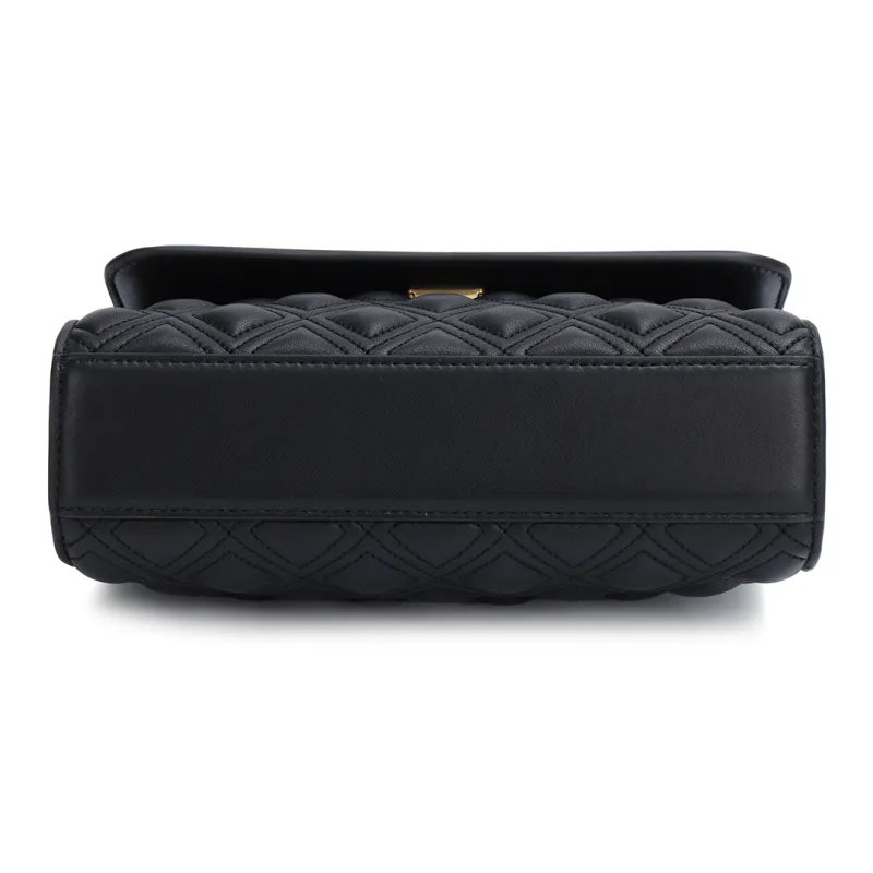 TORY BURCH Fleming Small Convertible Shoulder Bag Black-3