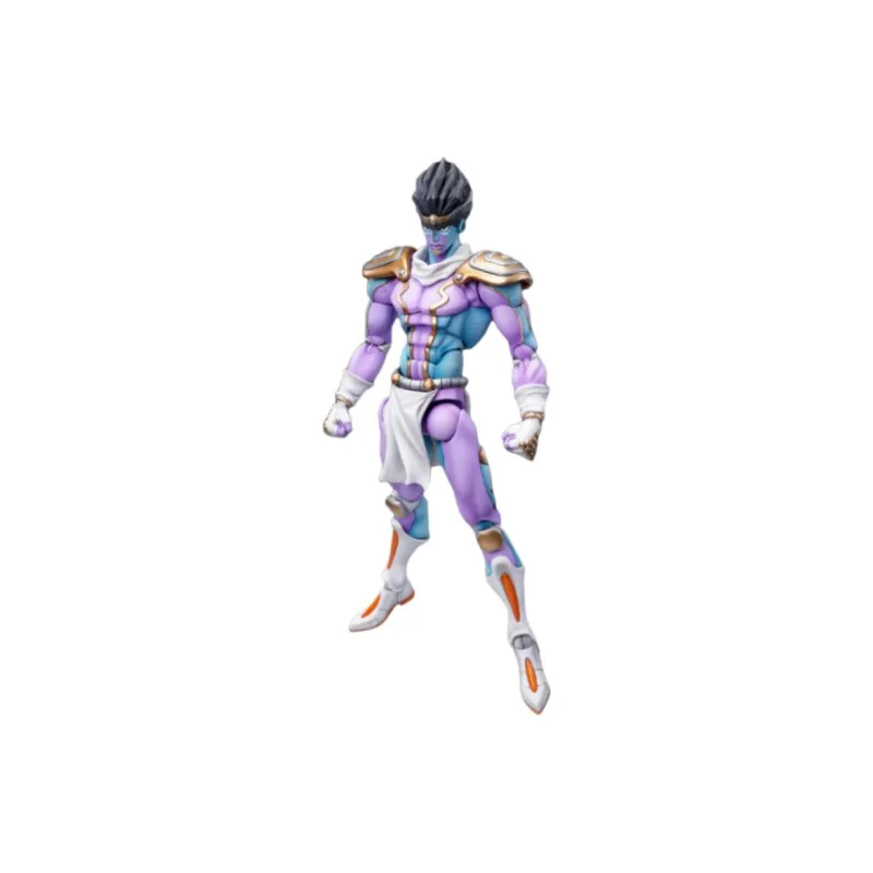 Medicos Super Action Statue JoJo's Bizarre Adventure Part 4 Diamond Is Unbreakable Star Platinum Chozokado Re-Run Action Figure Purple-2