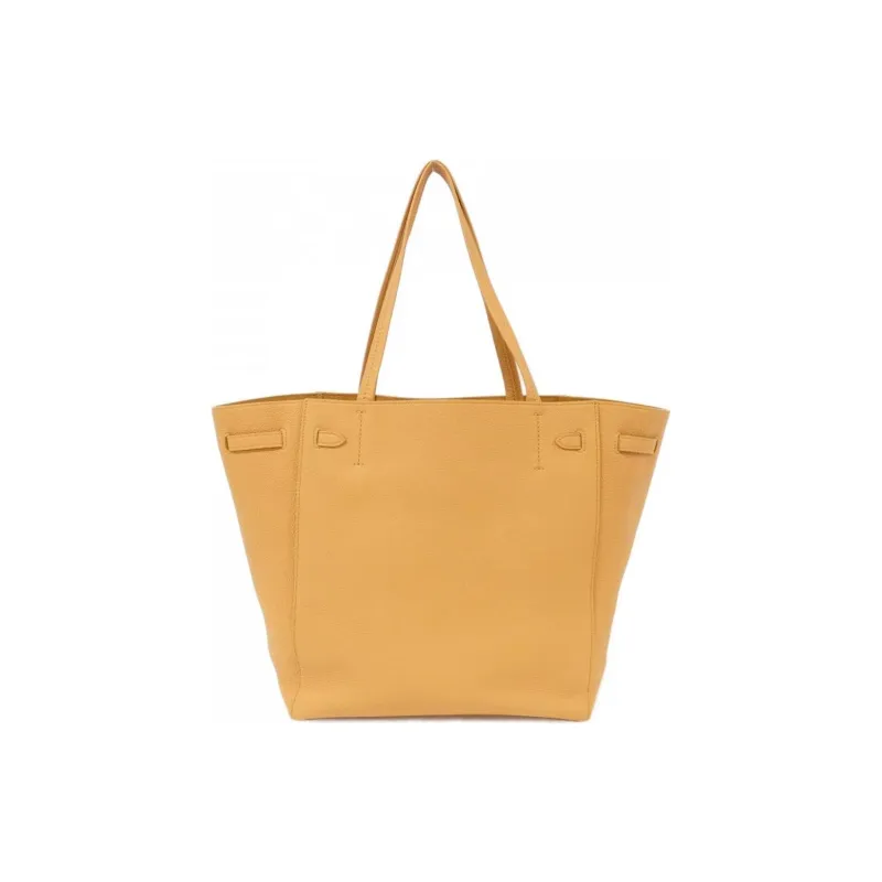 CELINE Calfskin Shoulder Bag Small Size Unisex Orange-1