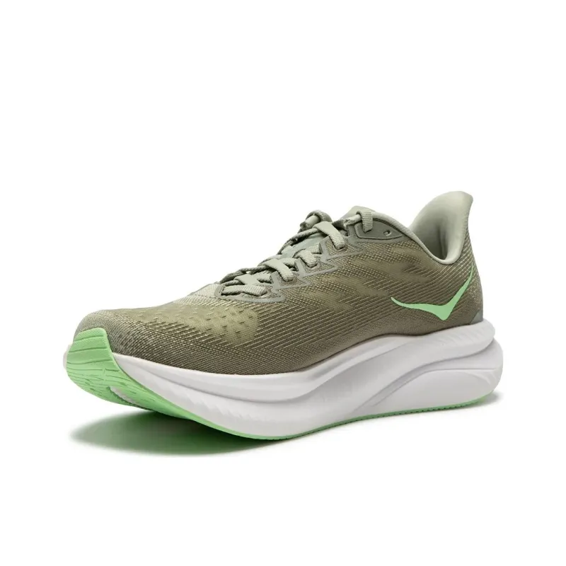 HOKA ONE ONE MACH 6 Abrasion Resistant Low Top Running Shoes Men's Cyan-2