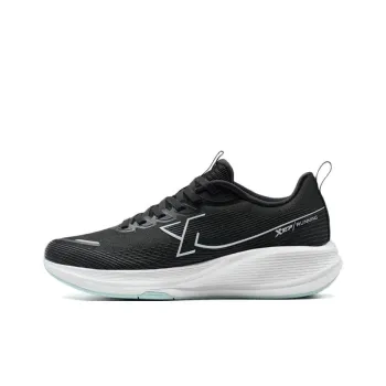 XTEP Kunpeng Wear Resistant Balance Rebound Low Top Casual Trail Running Running Shoes Women's Black