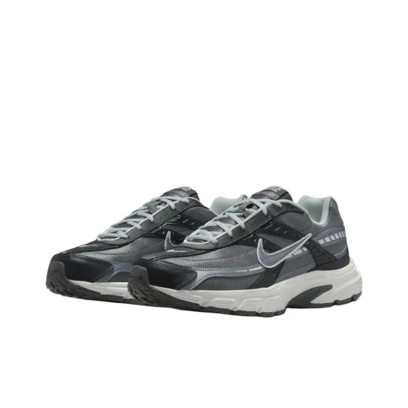 Nike Initiator Anti-Slip Wear-Resistant Low-Top Running Shoes Men's Black Gray Color-1