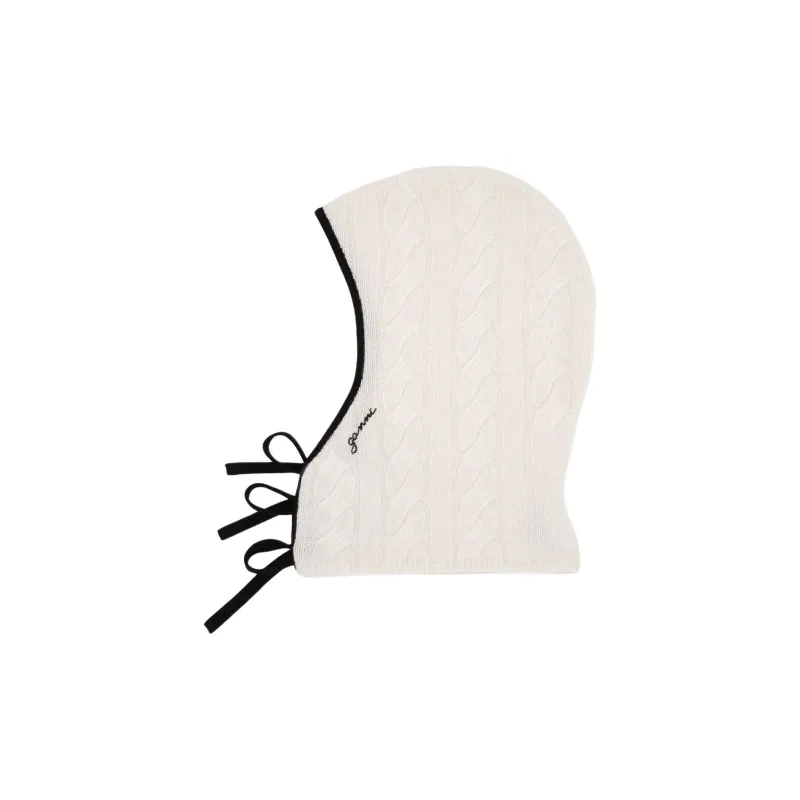 GANNI Cashmere Hats & Caps Women's Ecru-1
