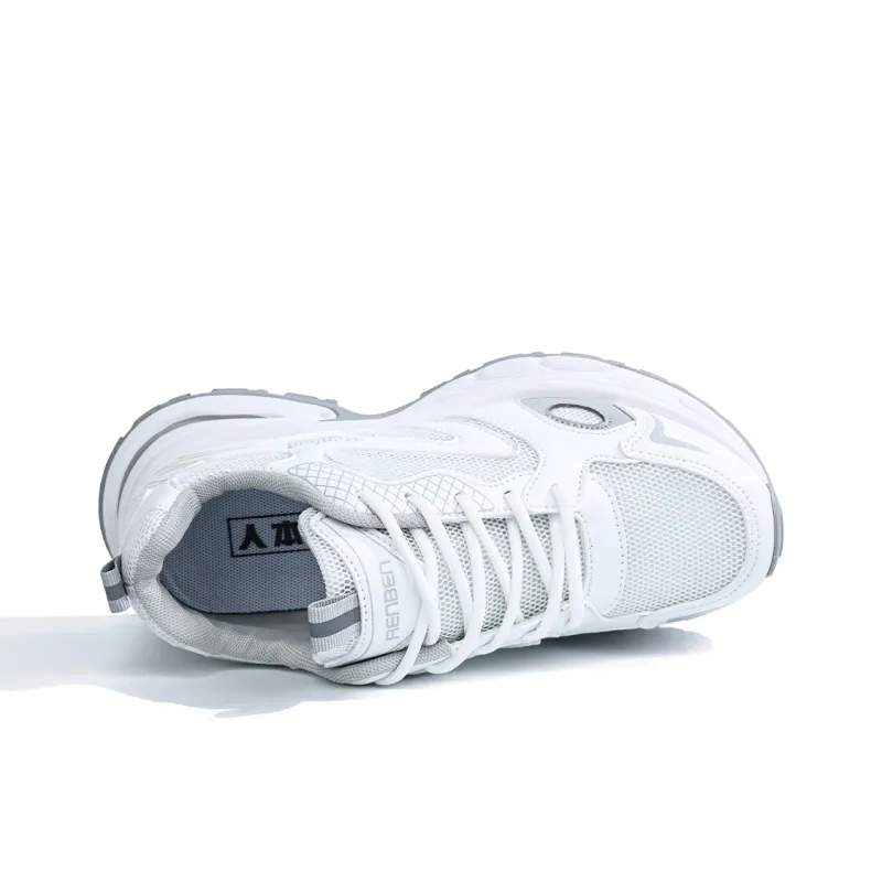 RENBEN Cushioned Slip-Resistant Abrasion-Resistant Low-Top Chunky Sneakers Women's 2025 Spring And Summer-8