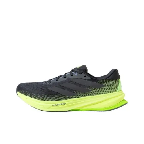 Adidas SUPERNOVA RISE 2 M Anti Slip Wear Resistant Low Top Casual Running Shoes Men's Black Green