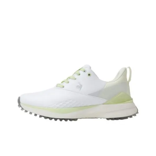 Le Coq Sportif Anti Slip Wear Resistant Low Top Golf Shoes Unisex Green