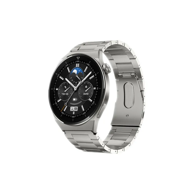 PULAISI Huawei Compatibility Watch Band 220mm Titanium Material-2