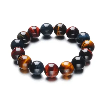 Yeon yun Jewelry Tiger's Eye Stone Bracelets Unisex