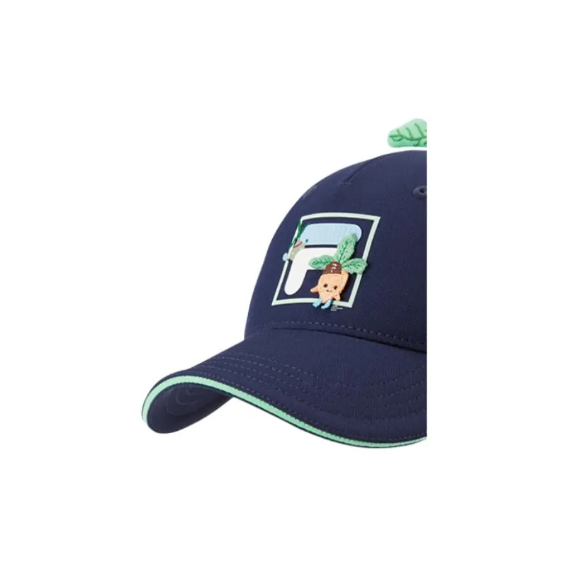 FILA Spandex, Polyester, Cotton Baseball Caps Kids' Navy/Radiant Blue-1