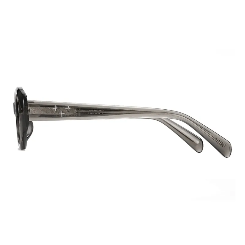 Prsr Plate Frame Oval Sunglasses Unisex-8