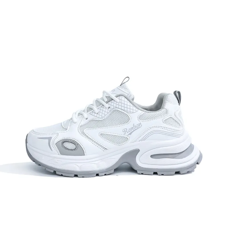 RENBEN Cushioned Slip-Resistant Abrasion-Resistant Low-Top Chunky Sneakers Women's 2025 Spring And Summer-5