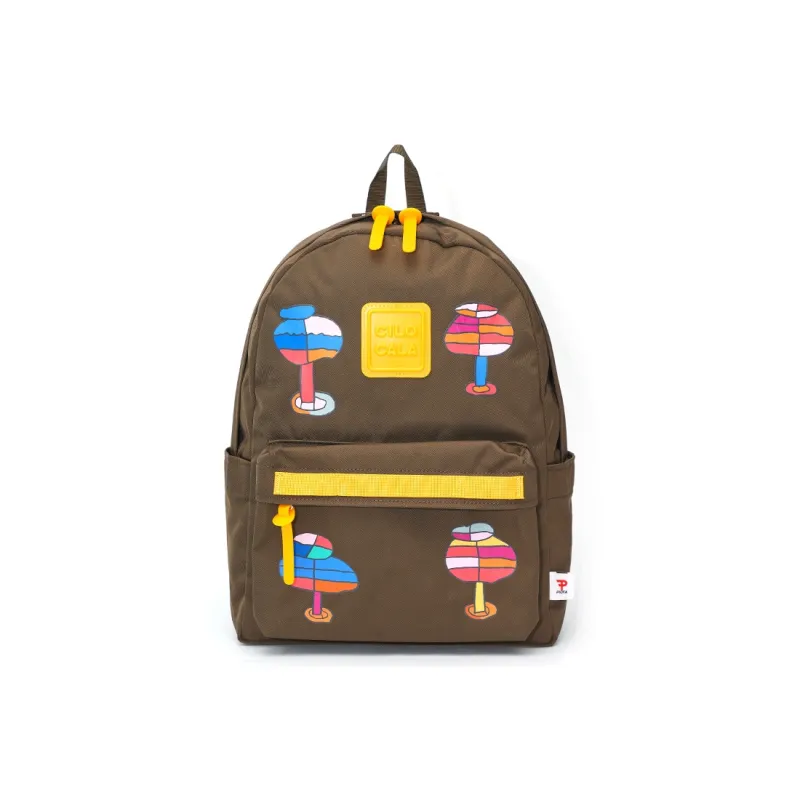 CILOCALA Nylon Backpack Medium Size Unisex Multicolor-12