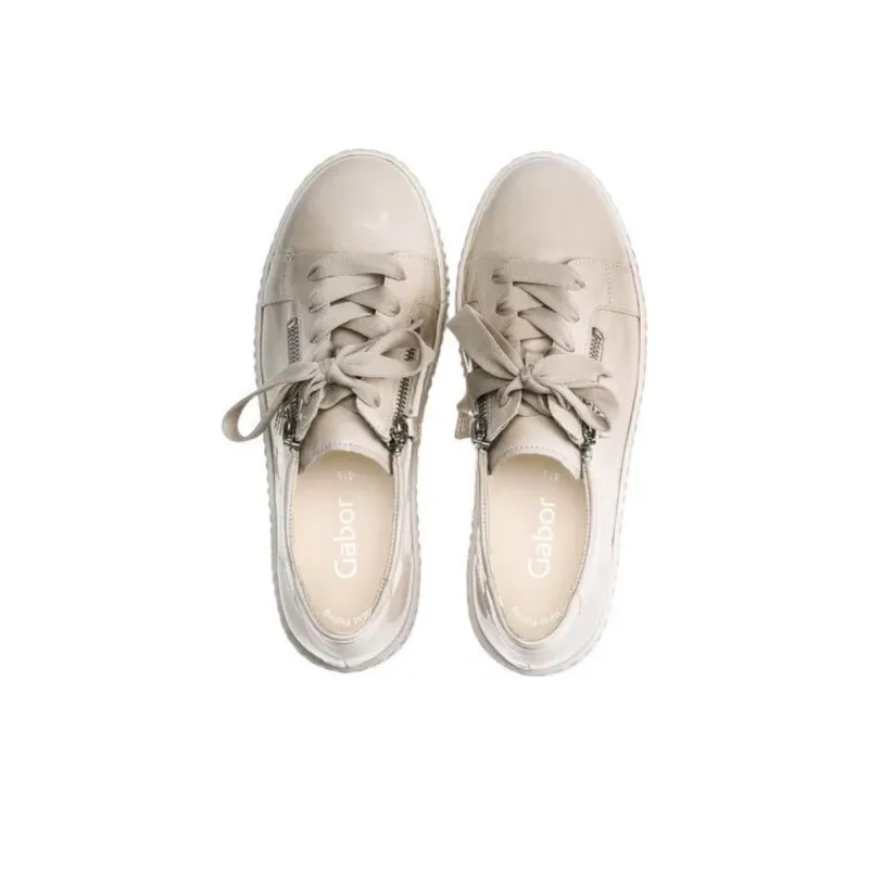 Gabor Fashion Low Top Skateboard Shoes Women's Light Umber-3