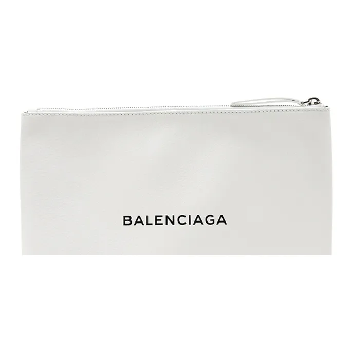 Balenciaga Cow Leather Briefcases Clutches Regular Men's White-3