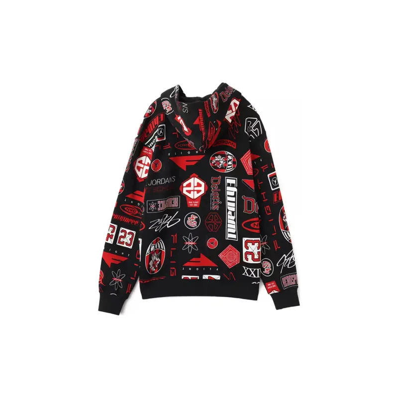 Jordan BRAND SS25 Sweatshirt Men's Black/University Red-1
