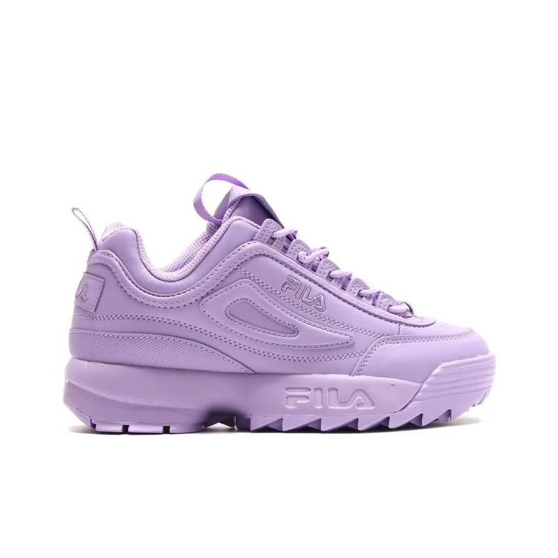 FILA Disruptor Anti Slip Wear Resistant Low Top Casual Shoes Women's Purple-1