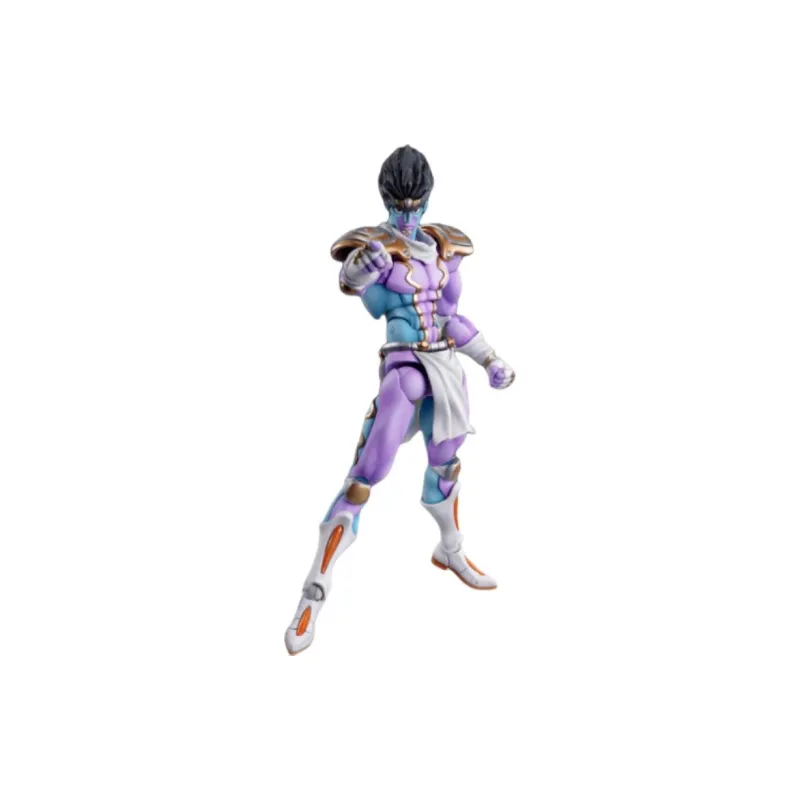 Medicos Super Action Statue JoJo's Bizarre Adventure Part 4 Diamond Is Unbreakable Star Platinum Chozokado Re-Run Action Figure Purple-1