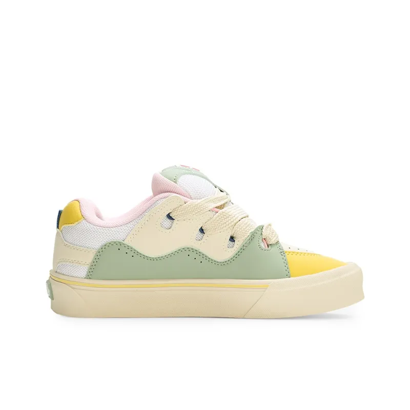GLO BULL Anti-Slip And Wear-Resistant Breathable Low-Top Skateboard Shoes Unisex Beige Fruit Green-1