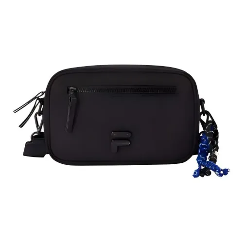 FILA FUSION Fabric Shoulder Bag Mini Unisex Pitch Black