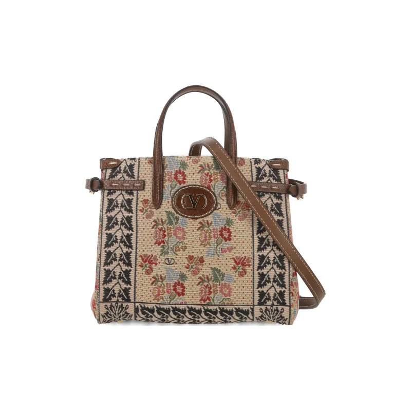 Valentino Antibes VLogo Signature Small Tote Bag-0
