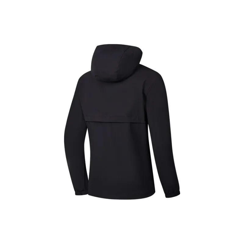 Erke Variety Training Collection Trench Coat Unisex Jet Black-1
