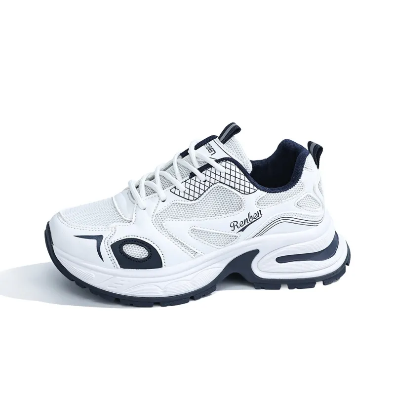 RENBEN Cushioned Slip-Resistant Abrasion-Resistant Low-Top Chunky Sneakers Women's 2025 Spring And Summer-1
