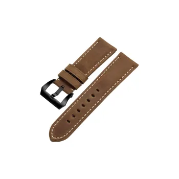 ZHISHENG Compatibility With Panerai Watch Band 24/26mm Universal Interface Width Genuine Leather Material