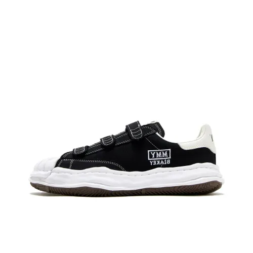MIHARA YASUHIRO Blakey Low-Top Canvas Shoes Women's Black White