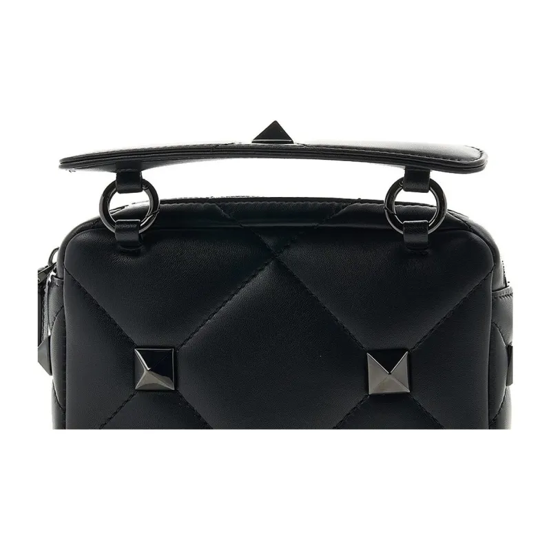 Valentino Garavani Roman Stud Quilted Shoulder Bag-6