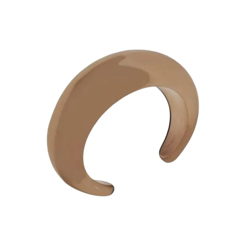 SAINT LAURENT Resin Bangles Unisex Brown-1