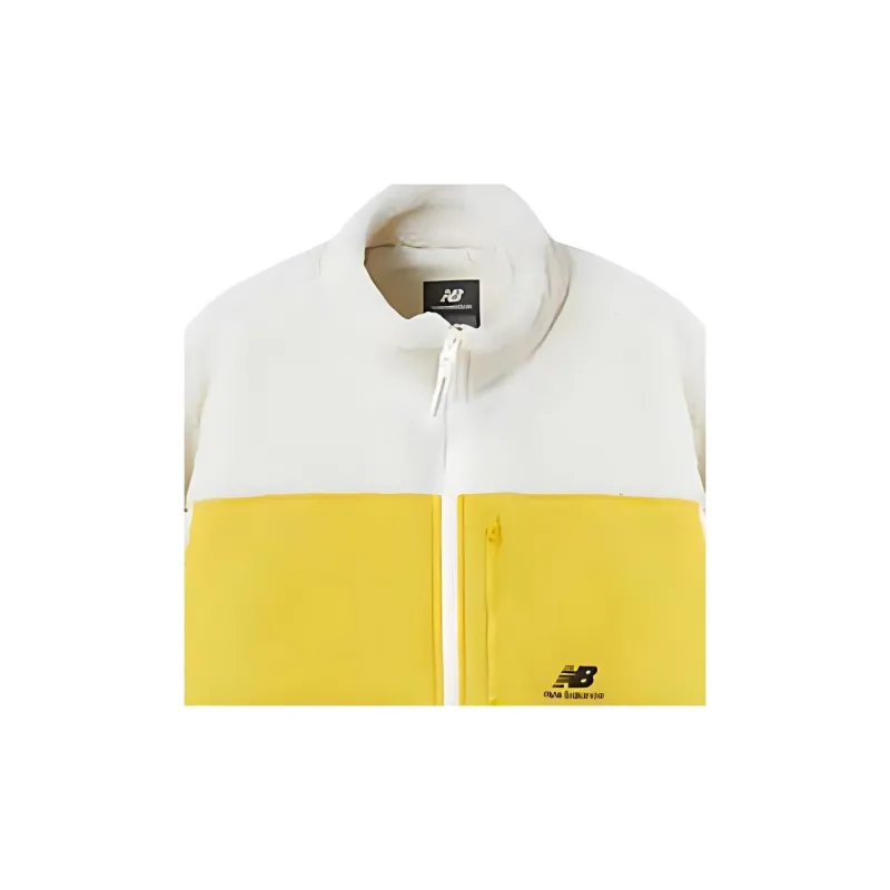 New Balance Velvet Jackets Unisex Yellow White Multicolor-3