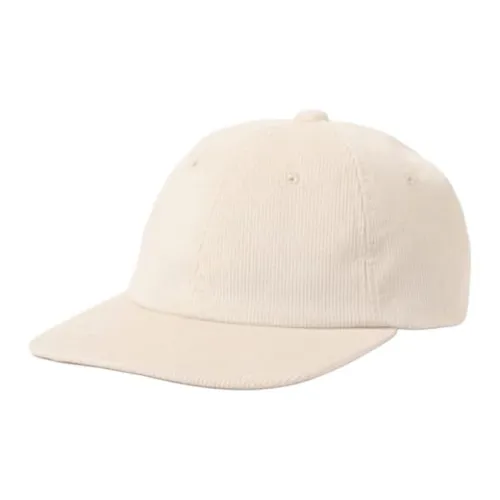 Beams Cotton Corduroy Baseball Caps Men's White