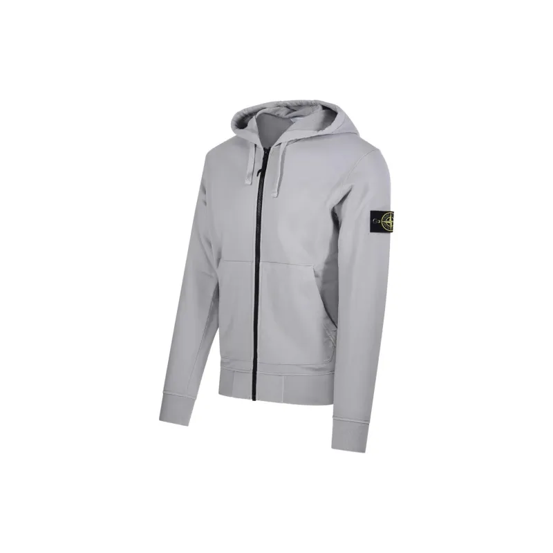 STONE ISLAND Compass Patch Zip Up Hoodie-2