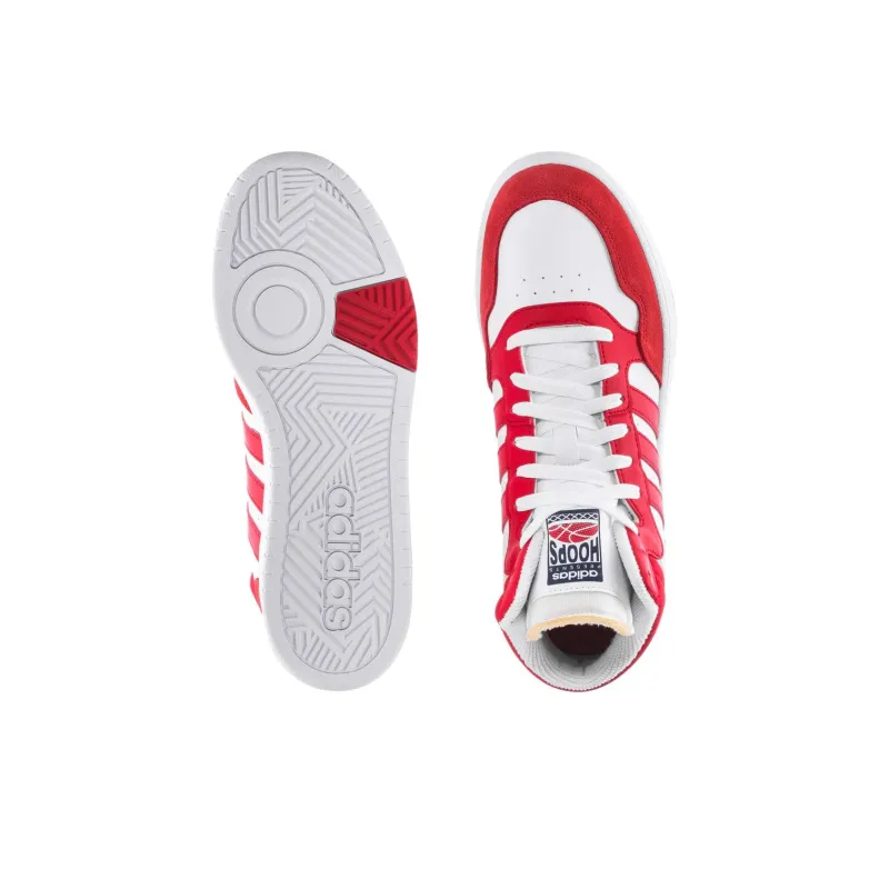 Hoops 3.0 Adidas Mid 'Red White'-2