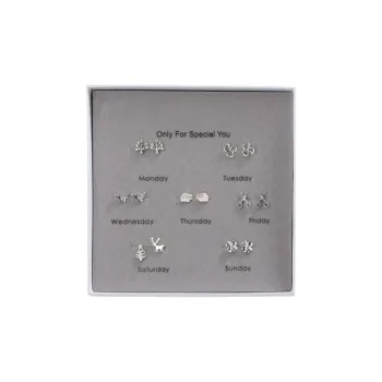 KING TAI SANG Alloy Stud Earrings Women's