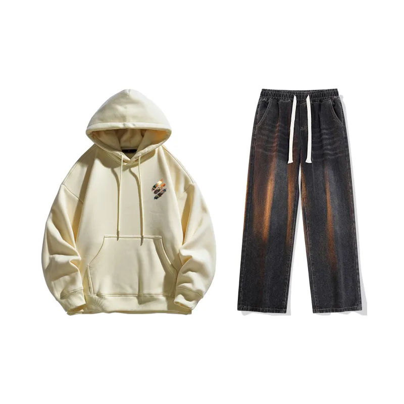 Airwalk Sweatshirt Set Unisex Black-47