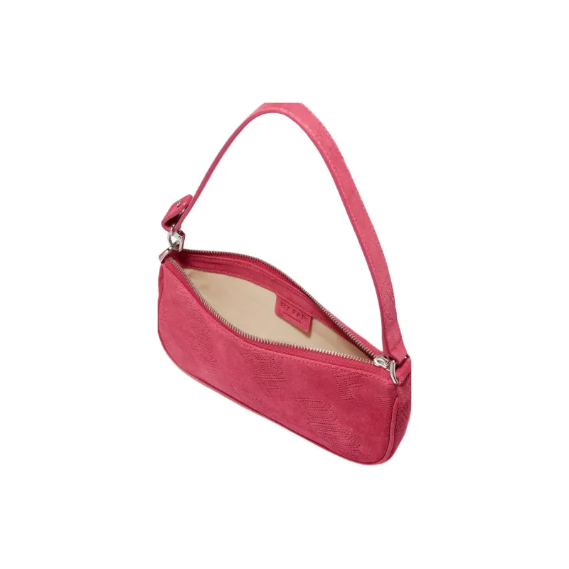 By Far Rachel Suede Shoulder Bag, Shoulder Bag Trumpets Women's Fuchsia-3