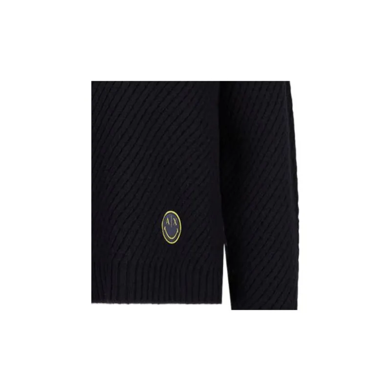 Smileyworld X ARMANI EXCHANGE ARMANI EXCHANGE X SmileyWorld Knitwear Women's Dark Blue-4