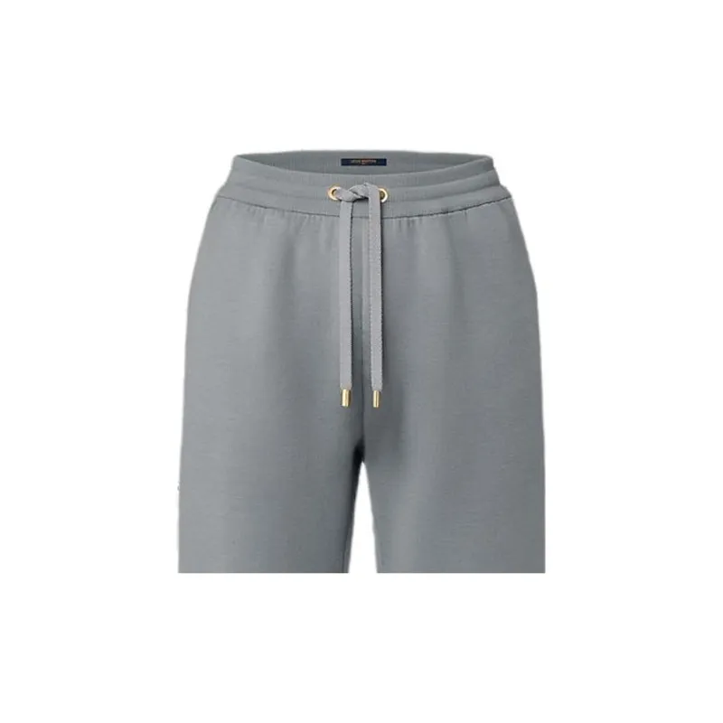 LOUIS VUITTON Monogram Accent Knit Jogging Pants-3