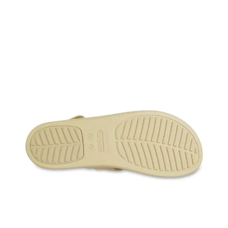 Crocs Brooklyn Strap Sandals 7.5cm Women's Beige Yellow-6