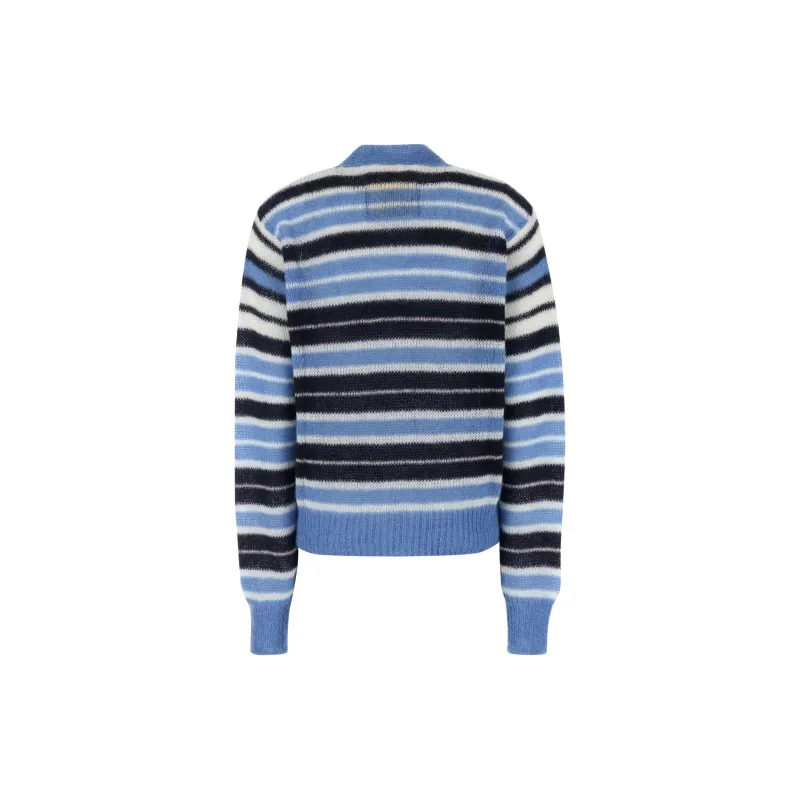 MARNI V Neck Striped Cardigan-1